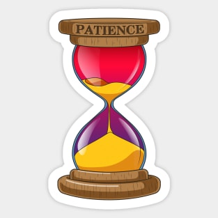 end of patience Sticker